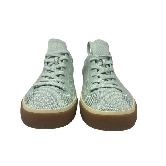 Rothy's The Lace Up Sneaker Shoes Knit Spearmint Light Green Size US 7 - Picture 3 of 14